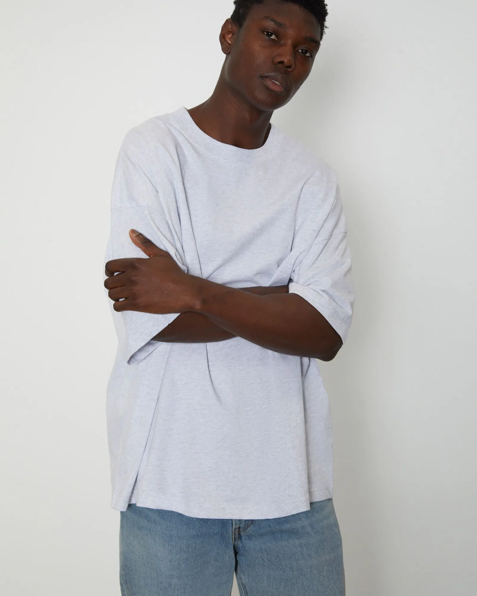 og_oversized_tshirt_in_fr_5.webp Store GENERAL PANTS CO. BASICS Og Oversized T-Shirt In Frost Marle