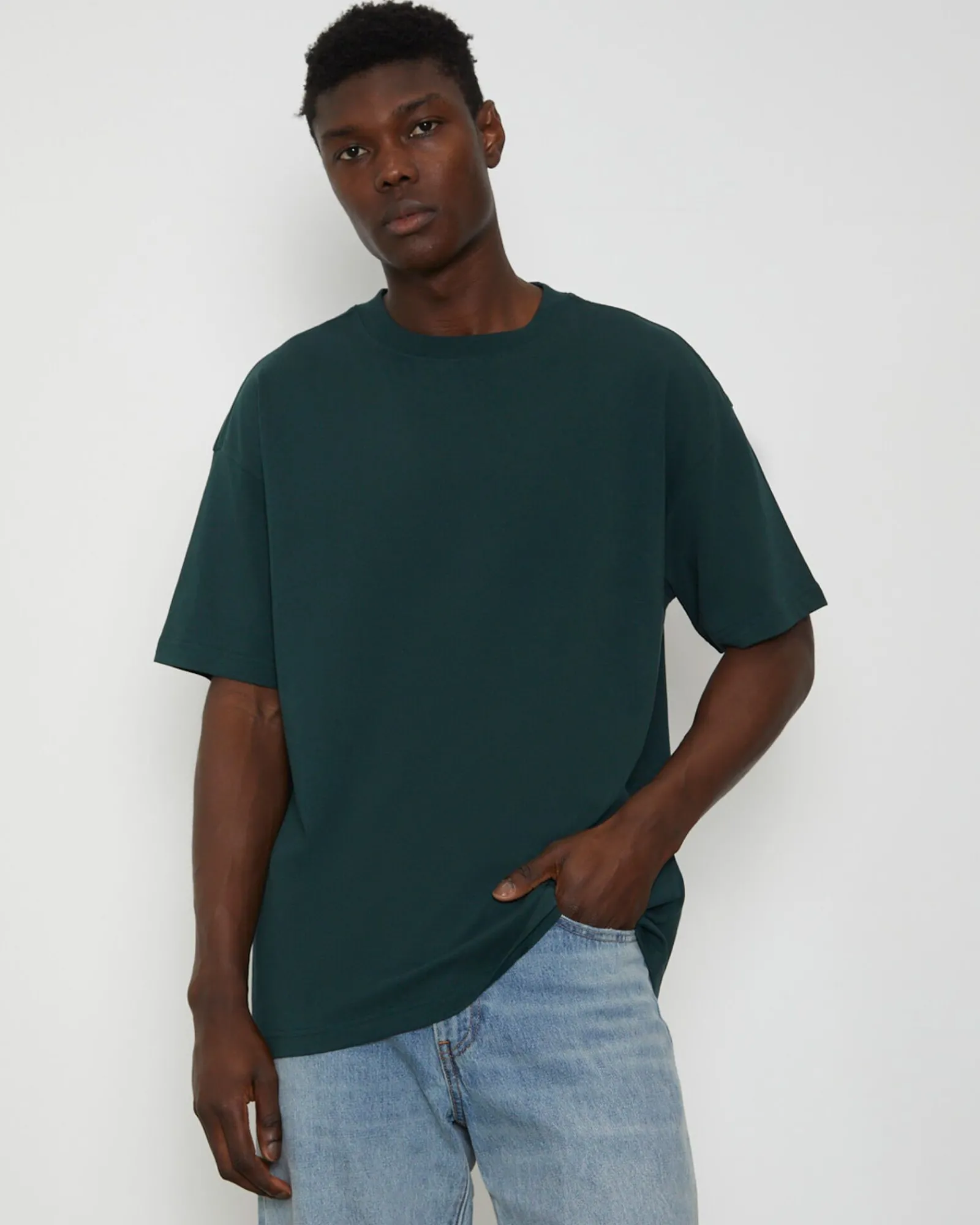 og_skate_short_sleeve_tsh_0-1.webp Shop GENERAL PANTS CO. BASICS O.G Skate Short Sleeve T-Shirt In Bottle Green