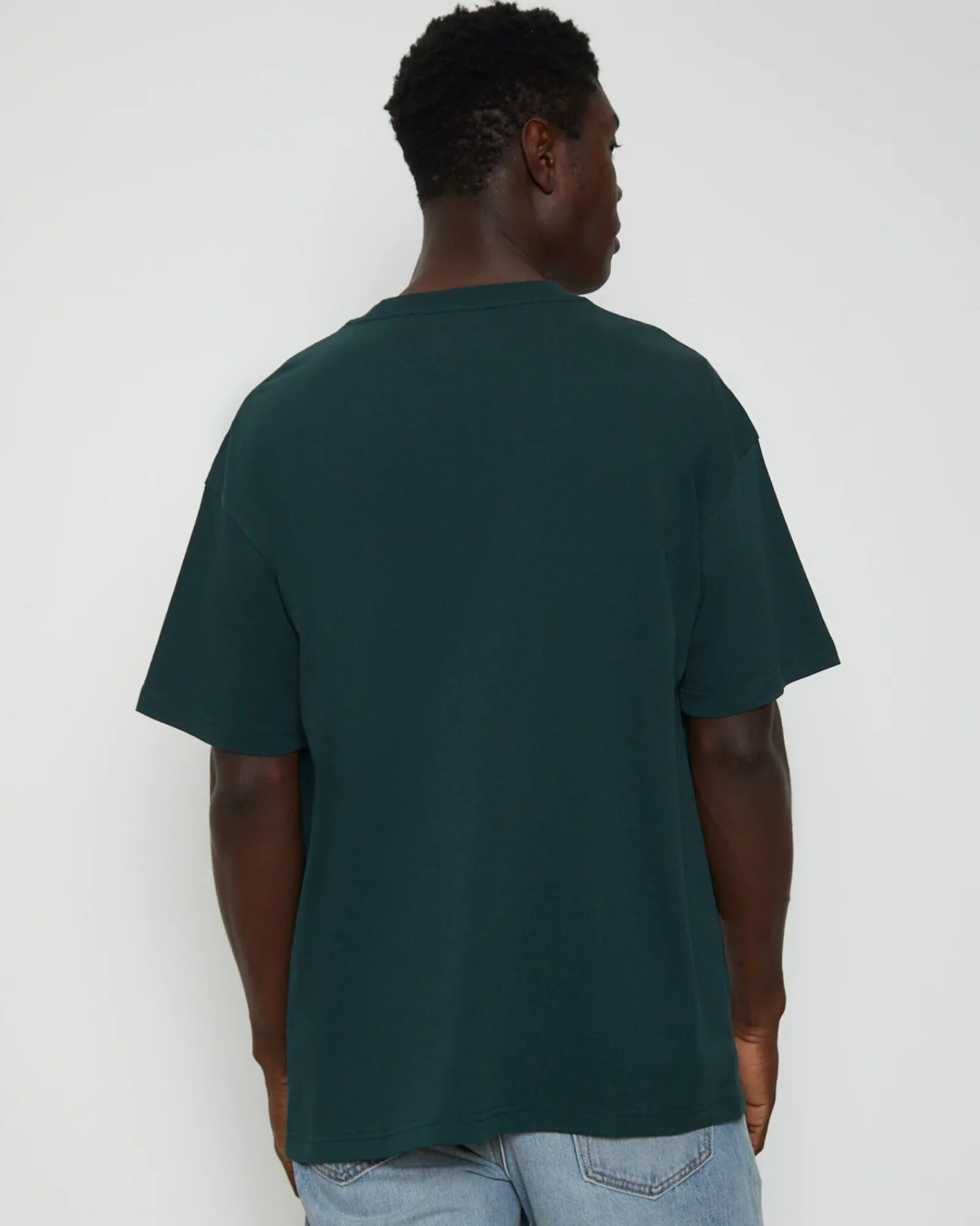 og_skate_short_sleeve_tsh_1-1.webp Shop GENERAL PANTS CO. BASICS O.G Skate Short Sleeve T-Shirt In Bottle Green