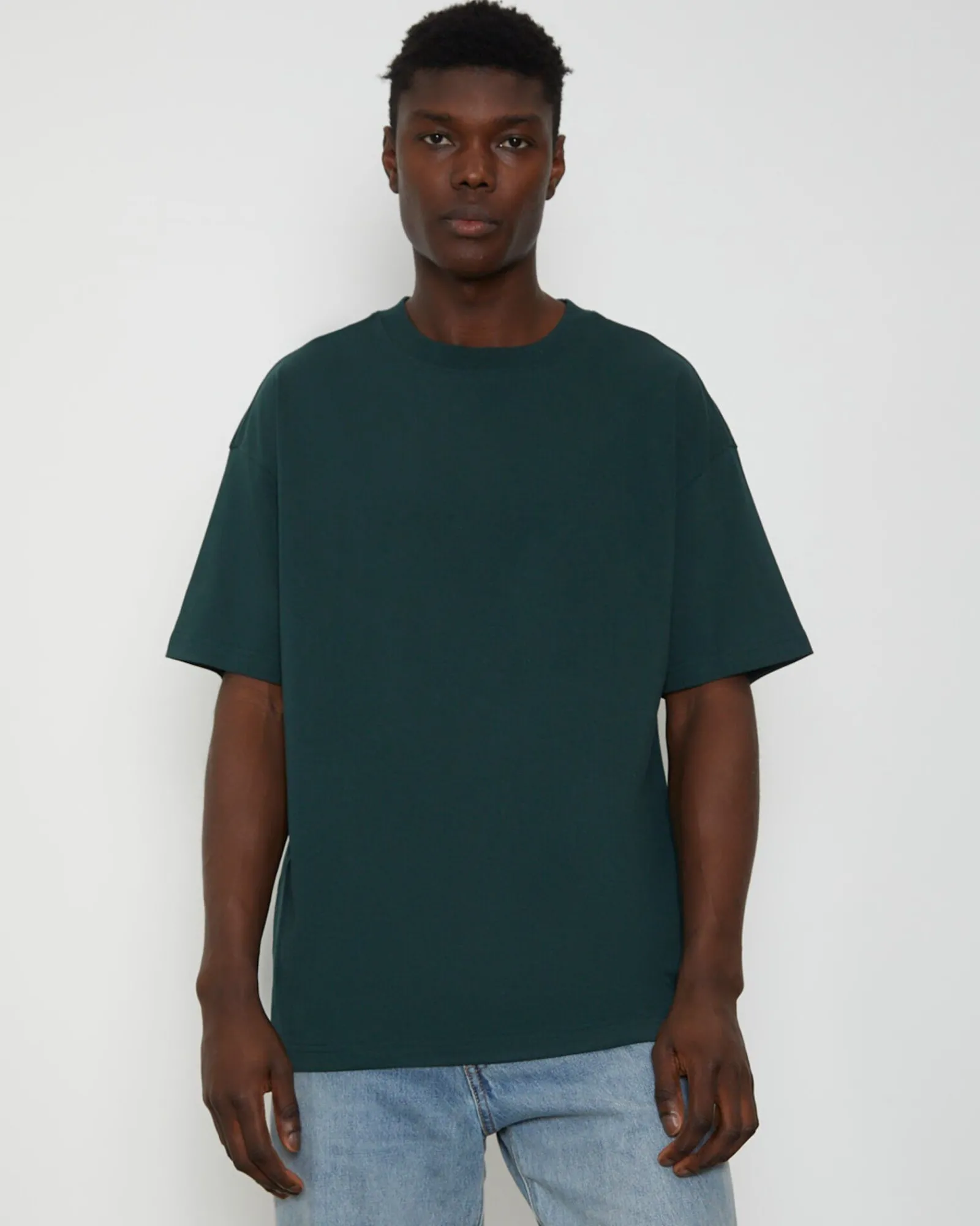 og_skate_short_sleeve_tsh_3-1.webp Shop GENERAL PANTS CO. BASICS O.G Skate Short Sleeve T-Shirt In Bottle Green