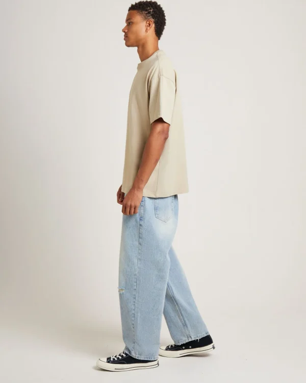 Cheap GENERAL PANTS CO. BASICS O.G. Skate Short Sleeve T-Shirt In Pebble