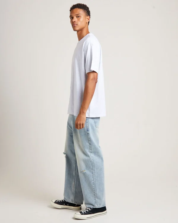Best GENERAL PANTS CO. BASICS O.G. Skate T-Shirt Frost Marle Grey