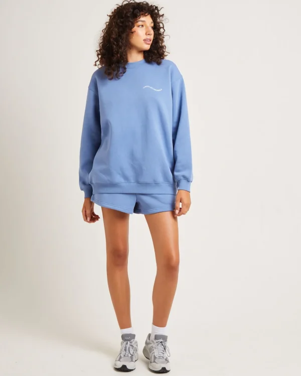 Online SUBTITLED Oversized Wave Origin Fleece Jumper