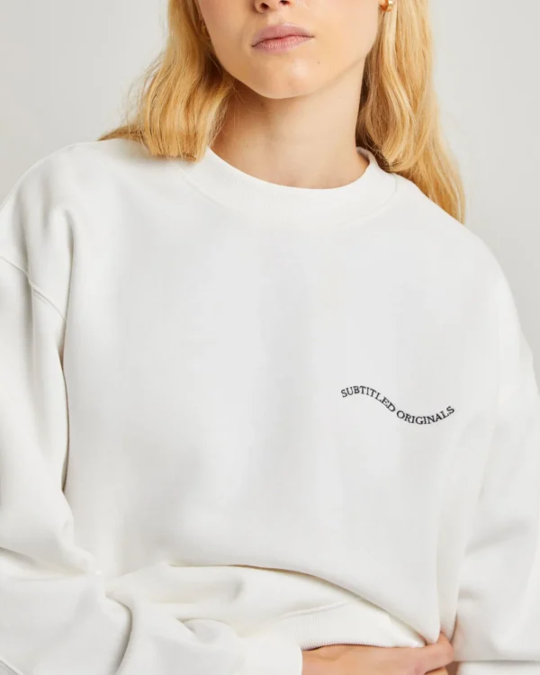 Hot SUBTITLED Oversized Wave Origin Fleece Jumper
