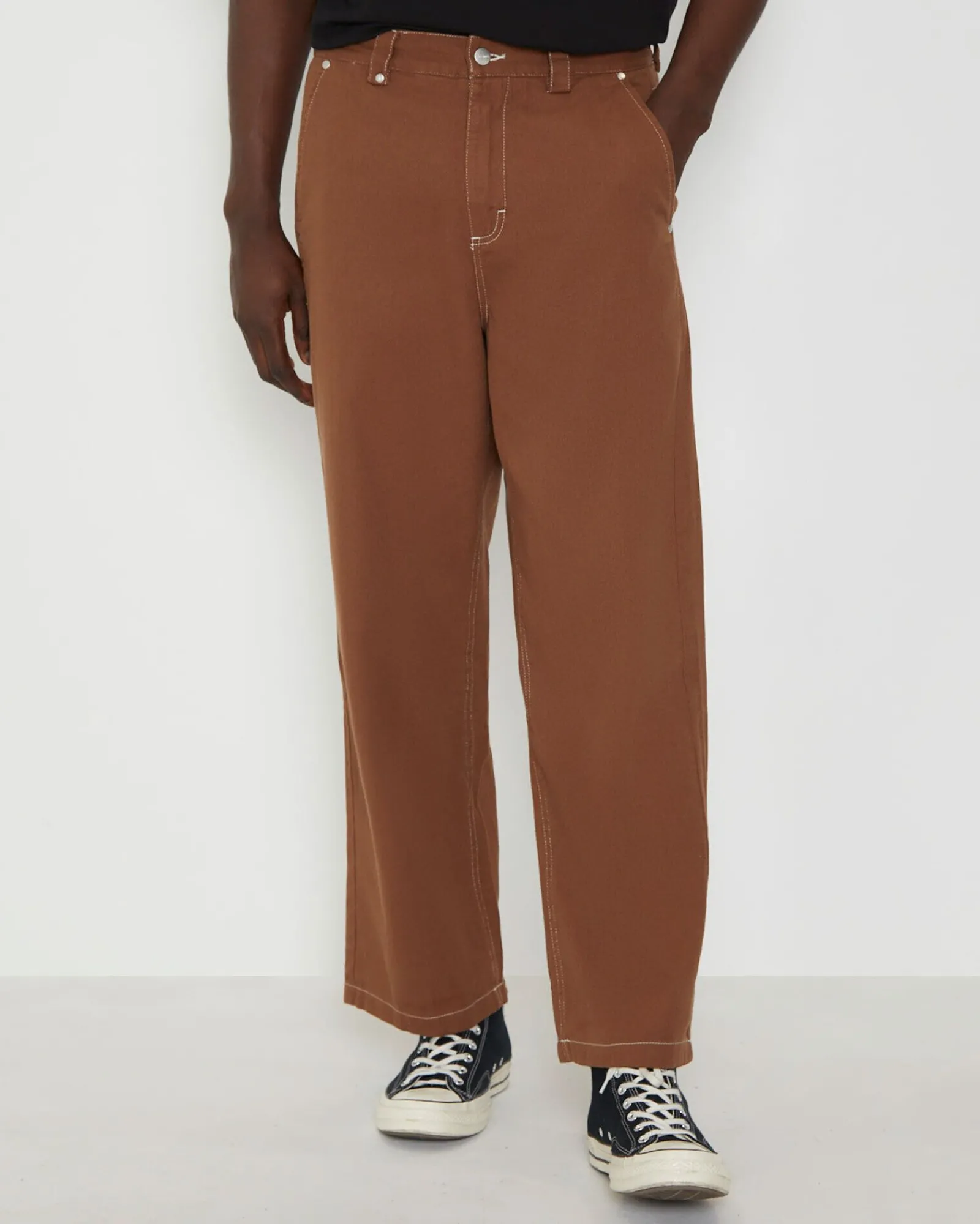 pablo_hemp_baggy_fit_pant_1.webp Discount AFENDS Pablo Hemp Baggy Fit Pants In Toffee Brown