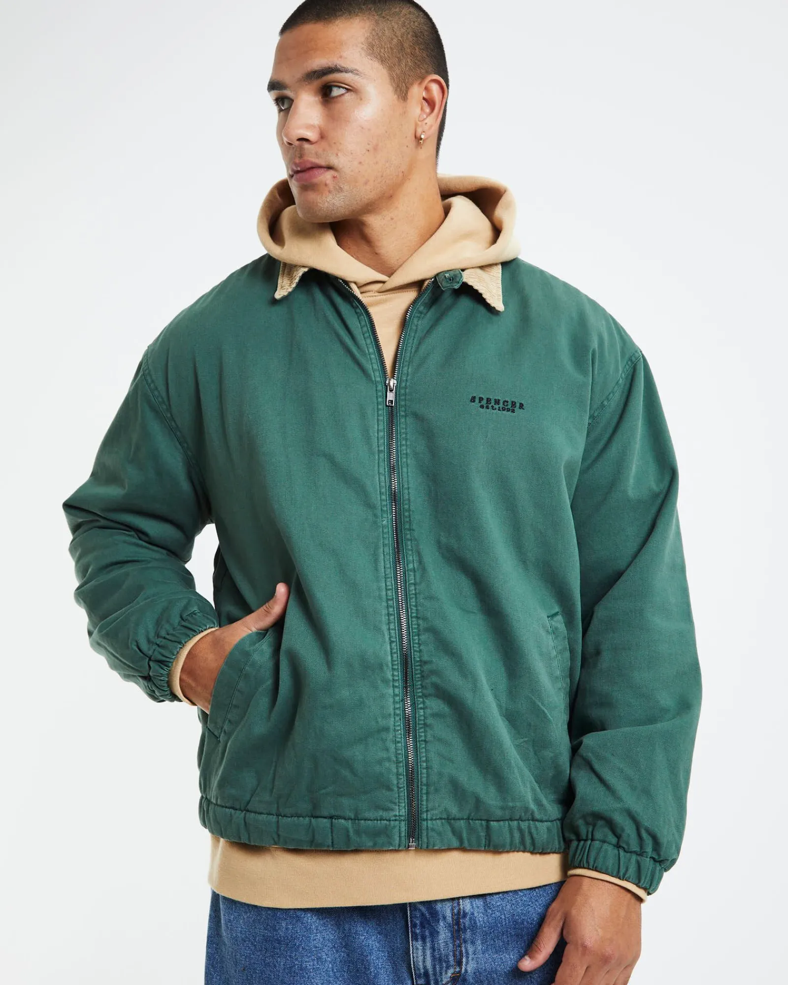 palmer_jacket_forest_gree_2.webp Hot SPENCER PROJECT Palmer Jacket Forest Green