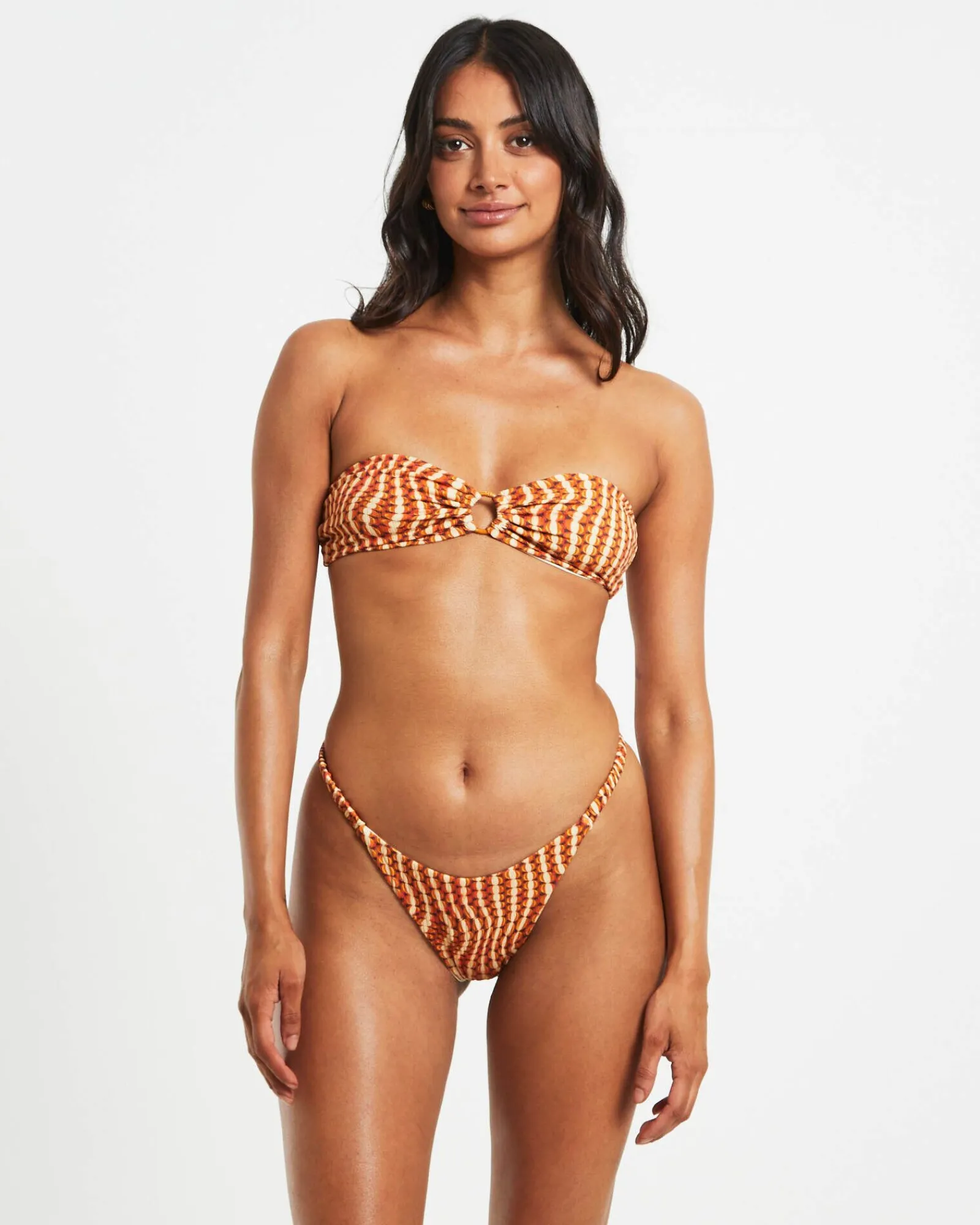 paloma_geo_warp_bandeau_b_0.webp Clearance SUBTITLED Paloma Geo Warp Bandeau Bikini Set In Assorted