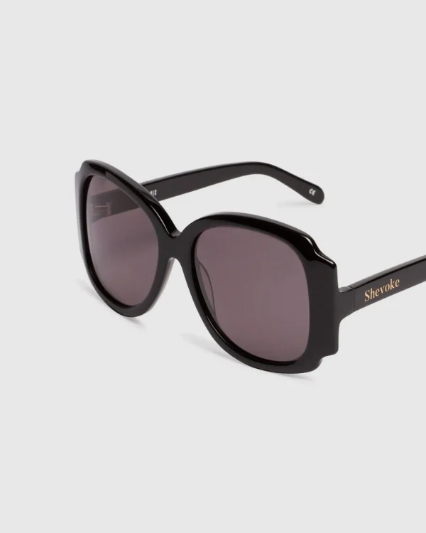 Shop SHEVOKE Paris Sunglasses Black