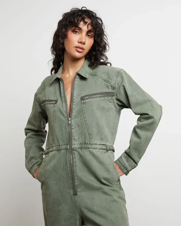 Online INSIGHT Patti Overalls In Forest Green