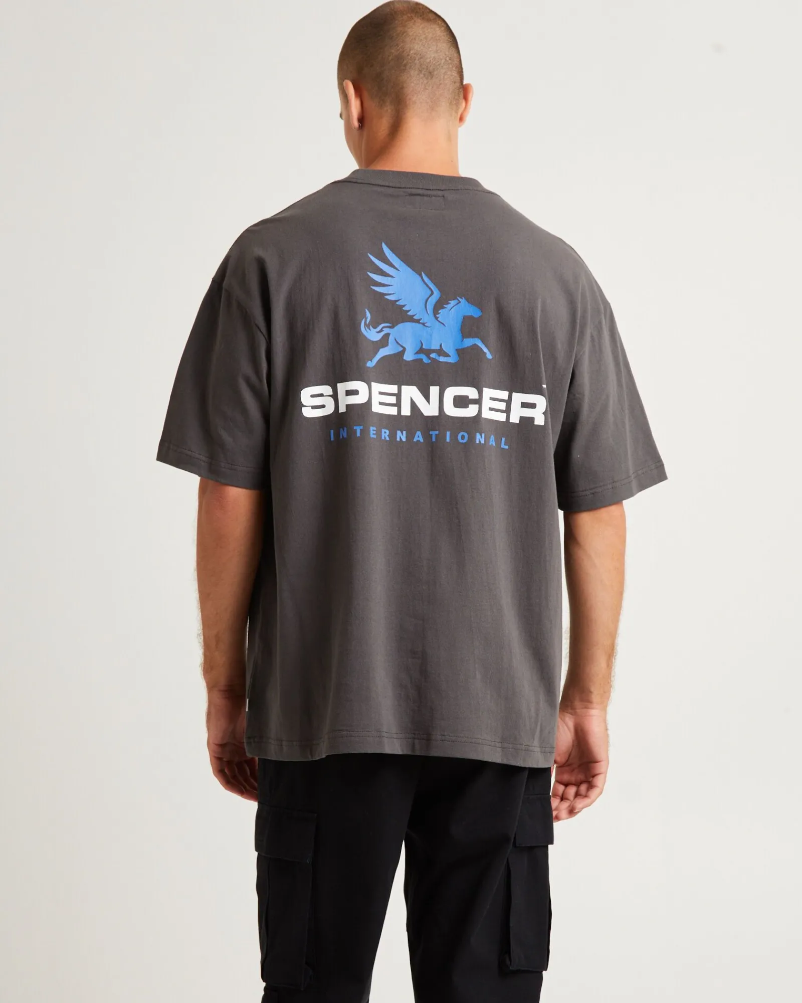 pegasus_short_sleeve_tshi_0.webp Online SPENCER PROJECT Pegasus Short Sleeve T-Shirt Charcoal