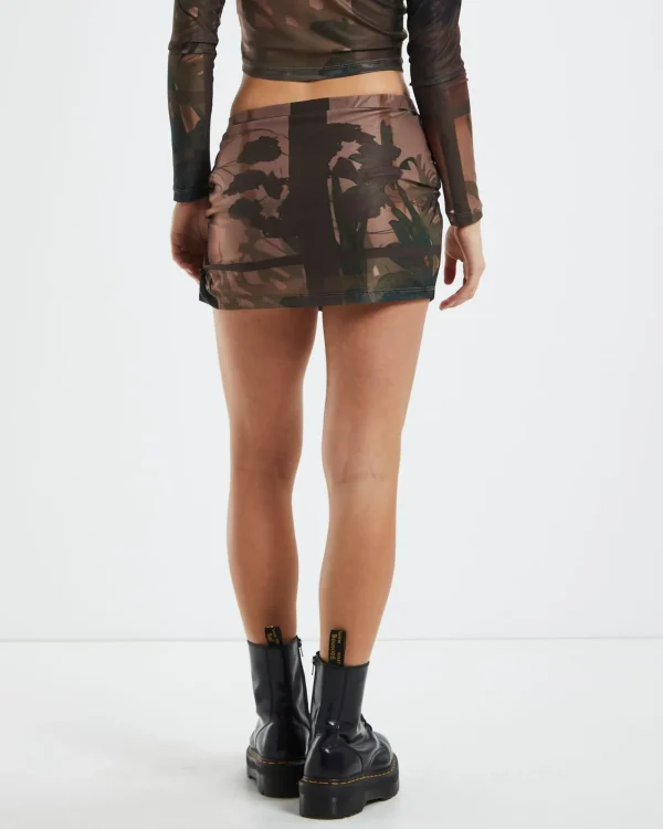 Store MOTEL ROCKS Pelma Skirt Photo Brown