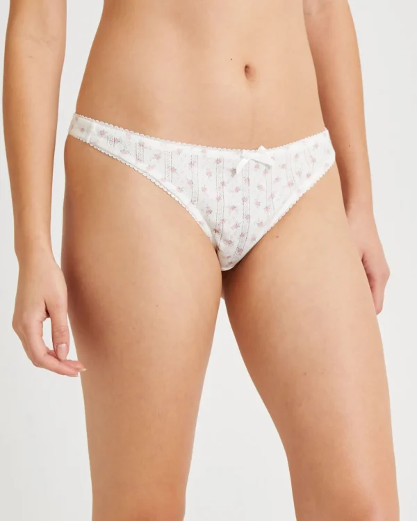 Clearance LOVE NOTES Penny Pointelle G-String