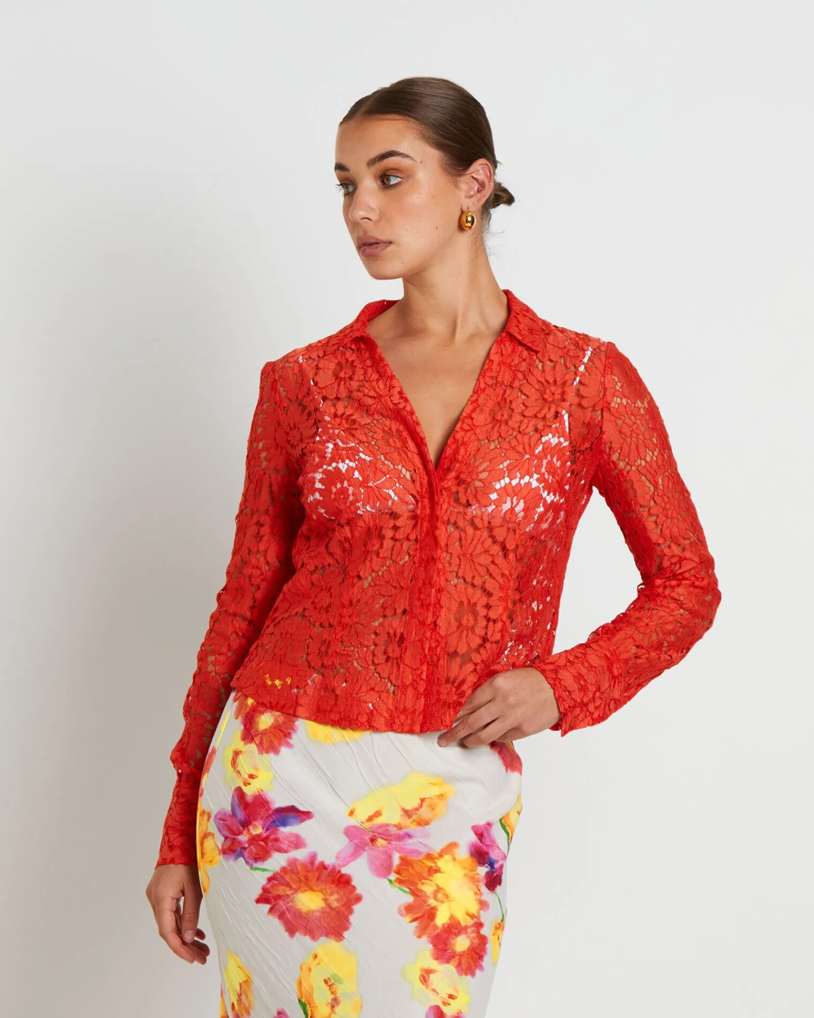 pip_sheer_lace_long_sleev_2.webp New STUDIO Pip Sheer Lace Long Sleeve Shirt
