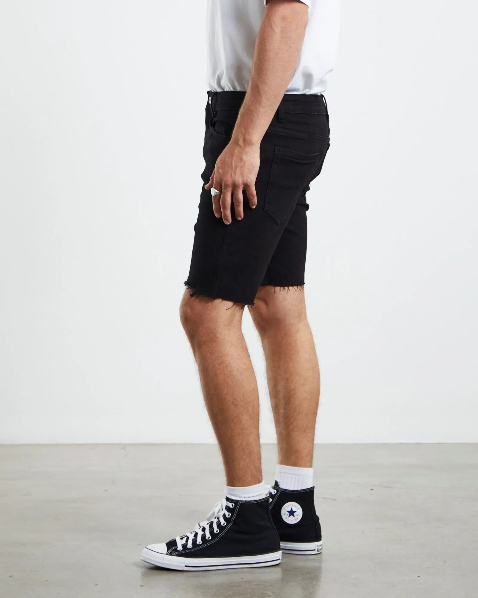 pistol_denim_shorts_black_3.webp New INSIGHT Pistol Denim Shorts Black Night
