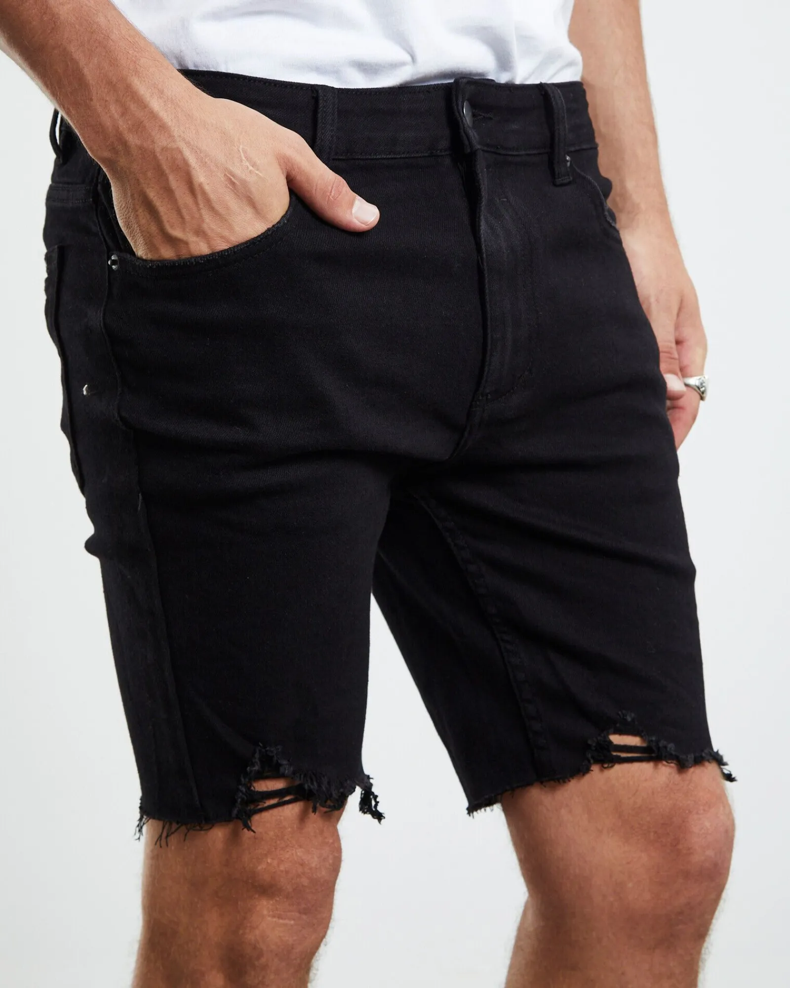 pistol_denim_shorts_black_5.webp New INSIGHT Pistol Denim Shorts Black Night