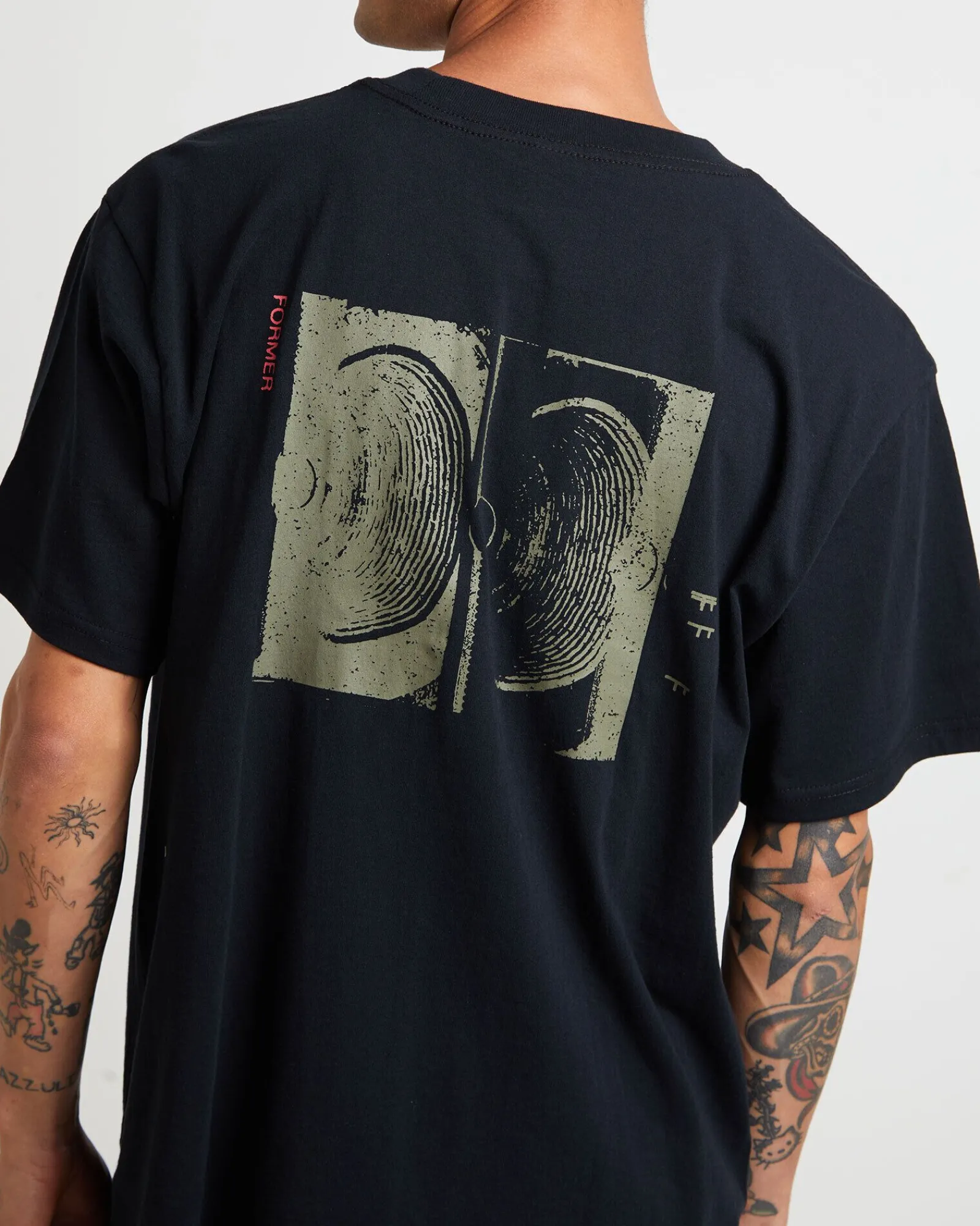 pivo_crux_short_sleeve_ts_4.webp Shop FORMER Pivo Crux Short Sleeve T-Shirt In Black