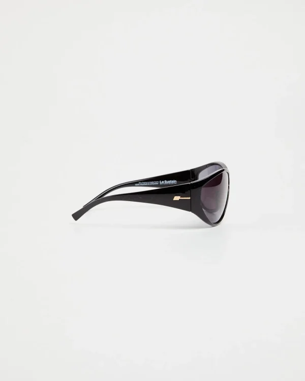 Online LE SPECS Polarity Sunglasses Black/Smoke