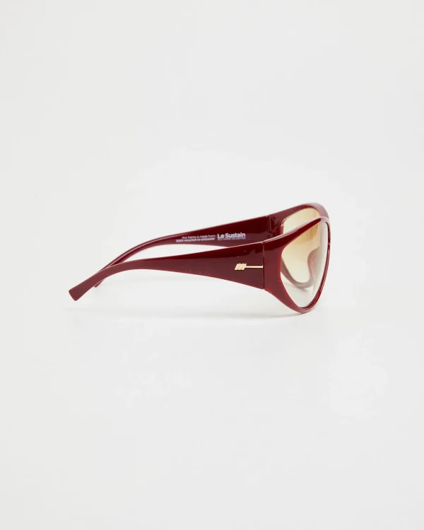 Best Sale LE SPECS Polarity Sunglasses Burgundy/Mocha