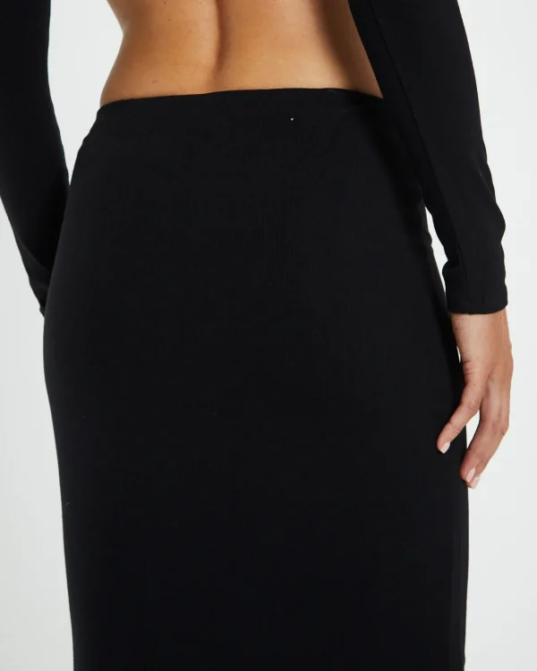 Best ALICE IN THE EVE Polly Slinky Hipster Skirt Black