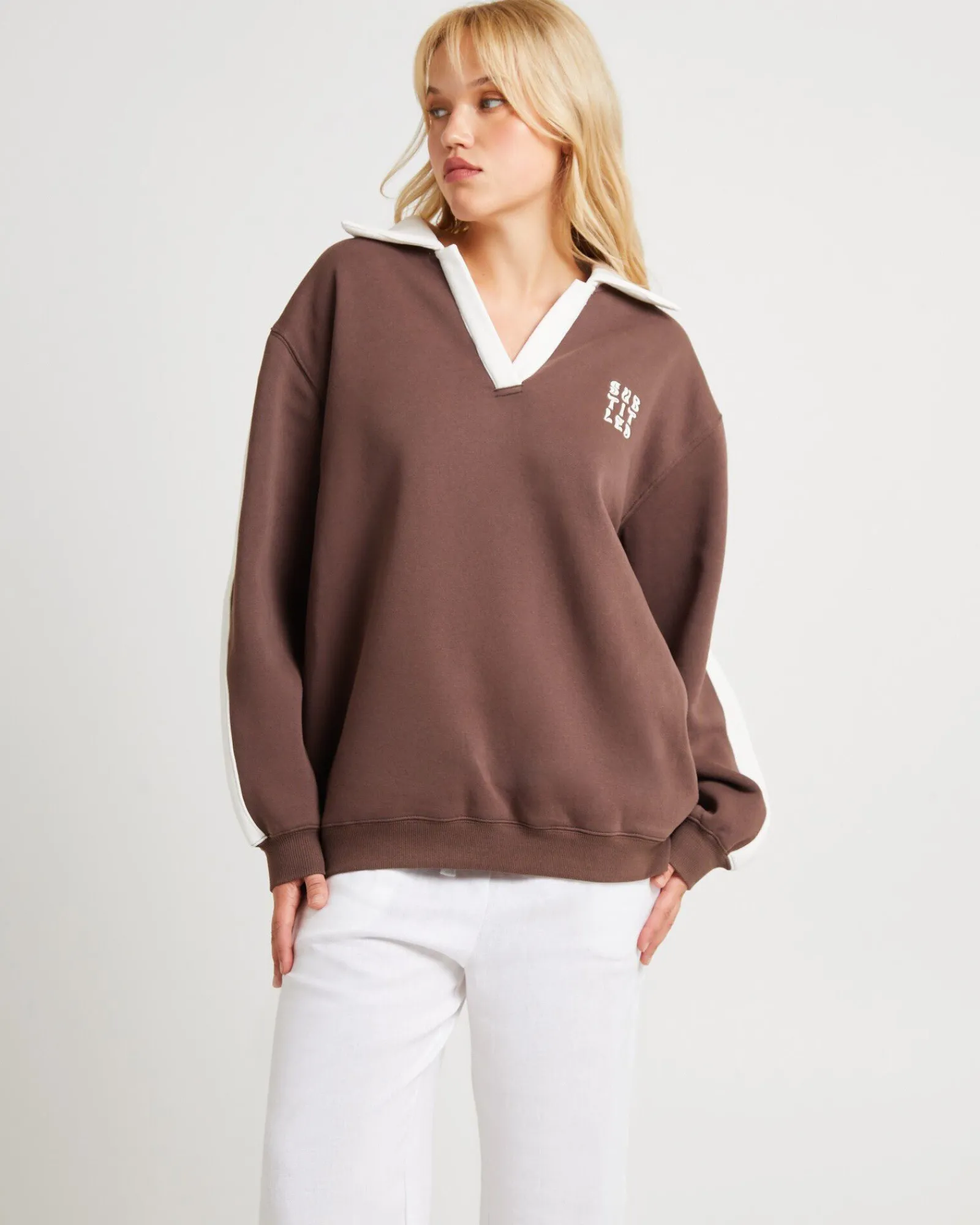polo_panel_fleece_jumper_0.webp Flash Sale SUBTITLED Polo Panel Fleece Jumper