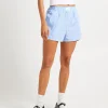 Shop SUBTITLED Poppy Poplin Stripe Shorts