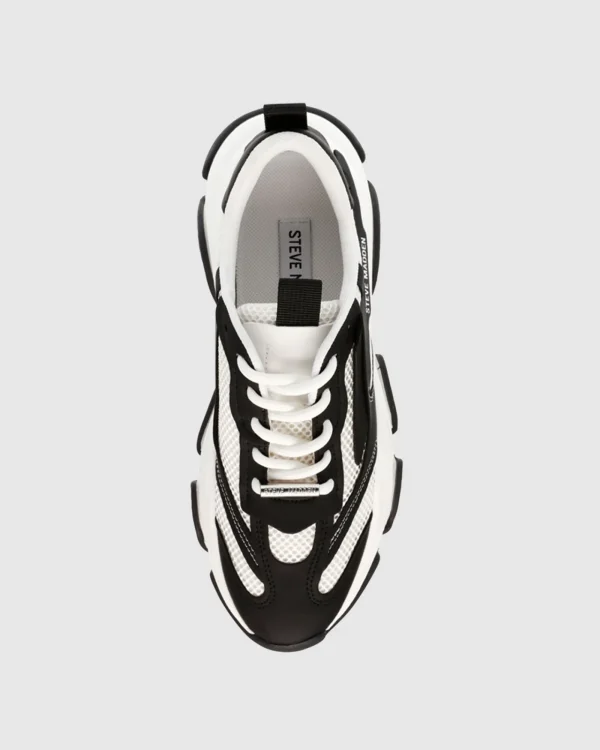 Fashion STEVE MADDEN Possession-E Sustainable Sneakers White/Black