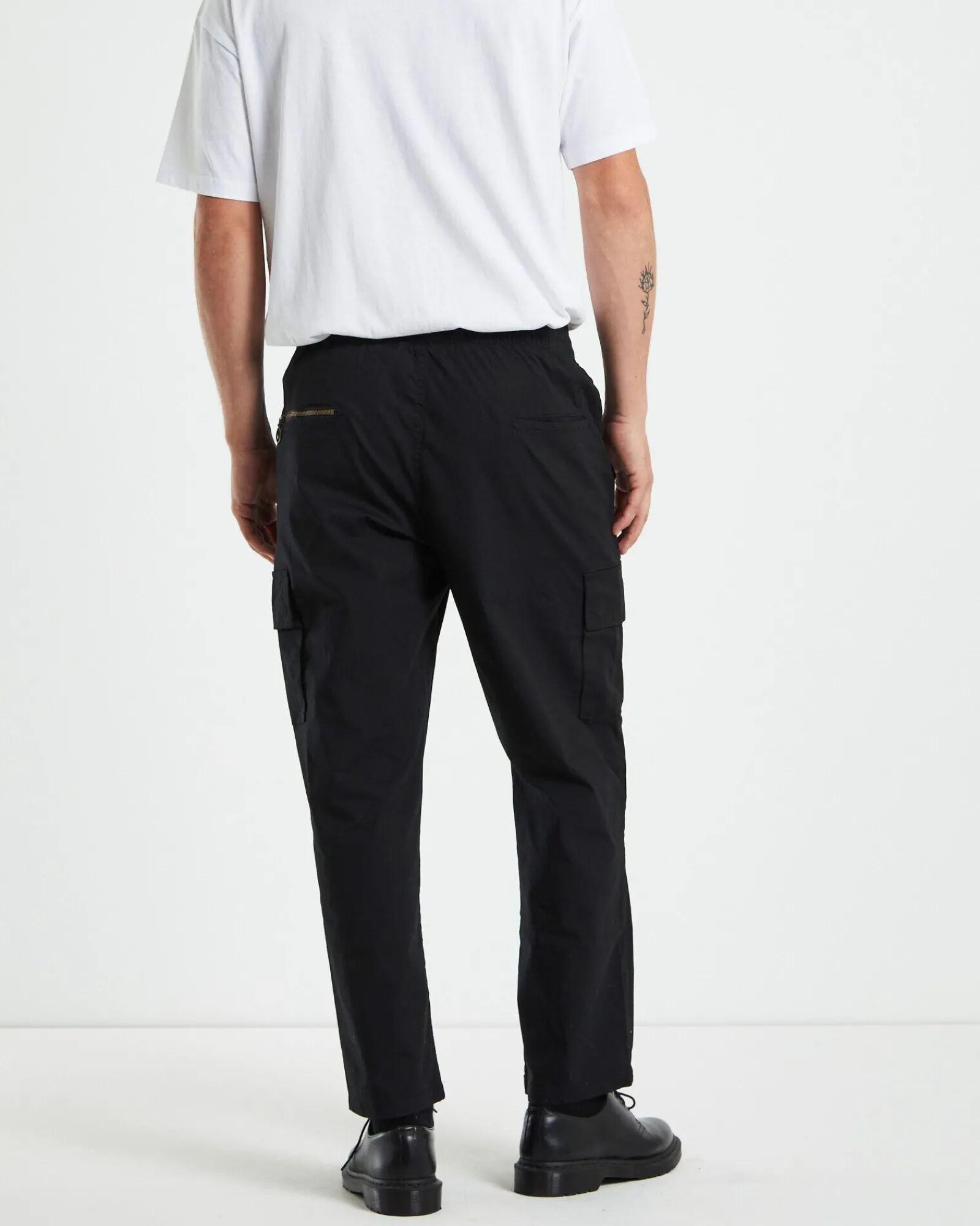 prayer_cargo_pants_black_1.webp Discount FORMER Prayer Cargo Pants Black