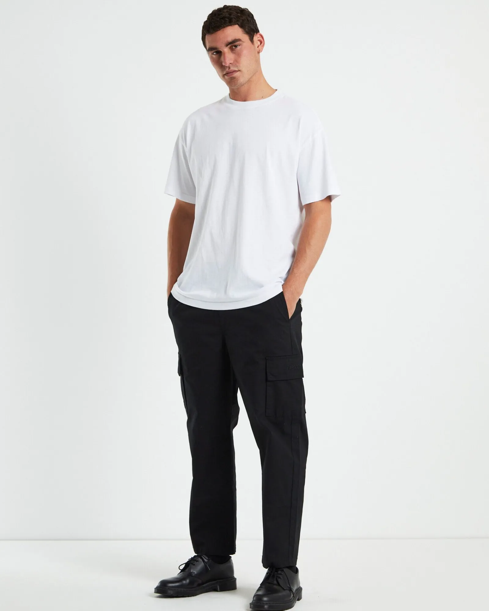 prayer_cargo_pants_black_2.webp Discount FORMER Prayer Cargo Pants Black