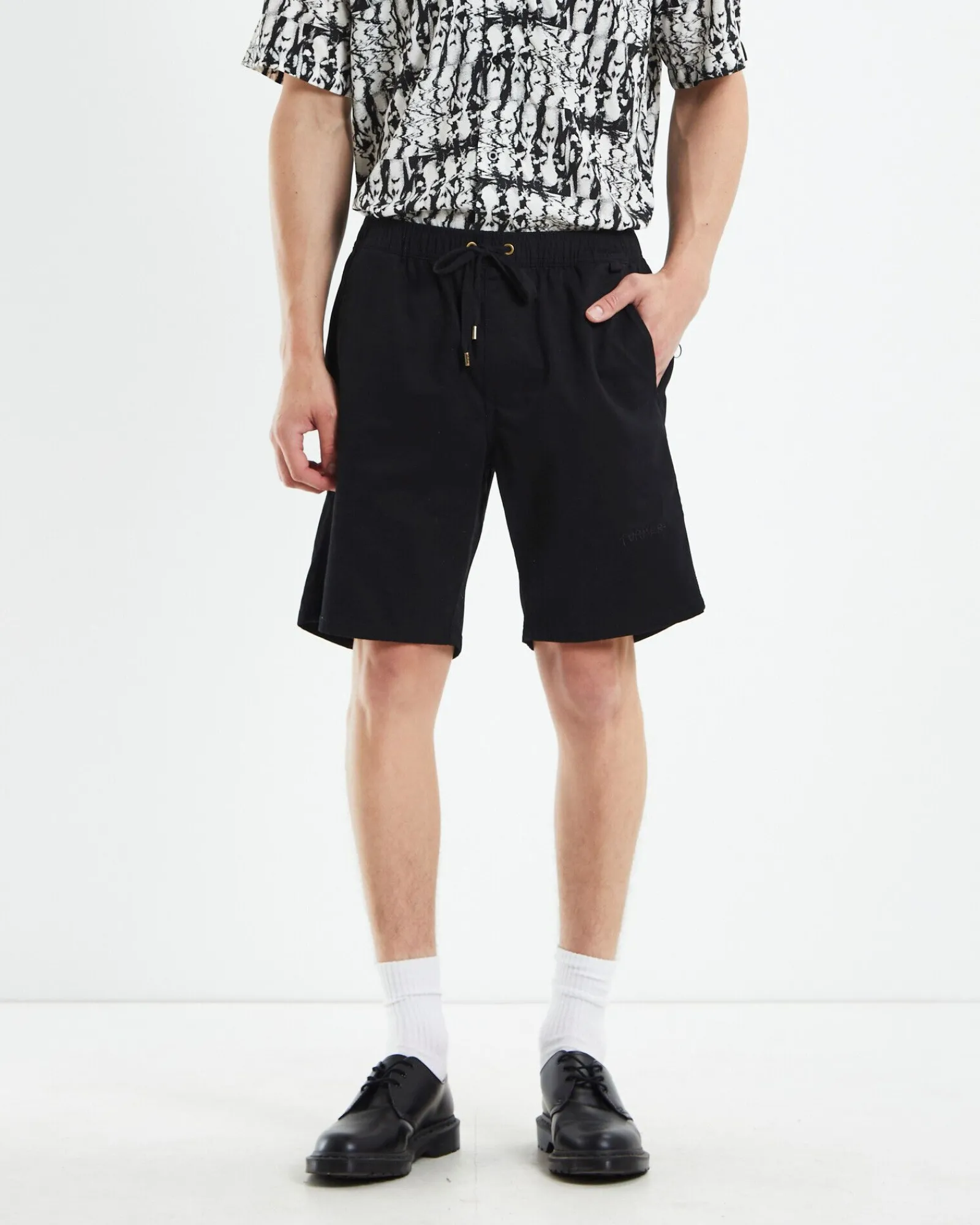 prayer_walkshorts_black_4.webp Hot FORMER Prayer Walkshorts Black