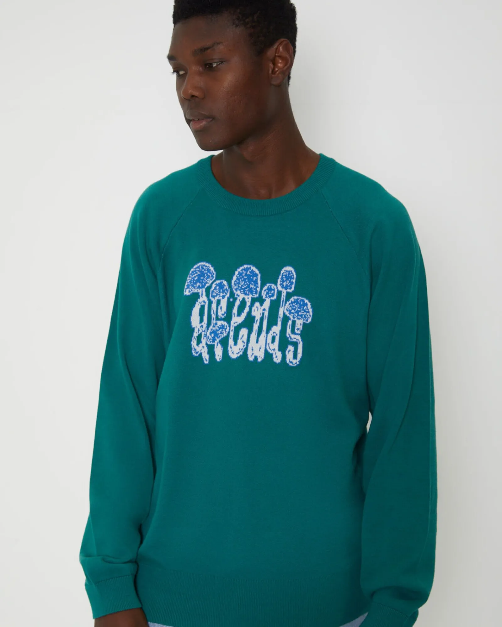 psychedelic_raglan_long_s_5.webp Cheap AFENDS Psychedelic Raglan Long Sleeve Knit In Emerald Green
