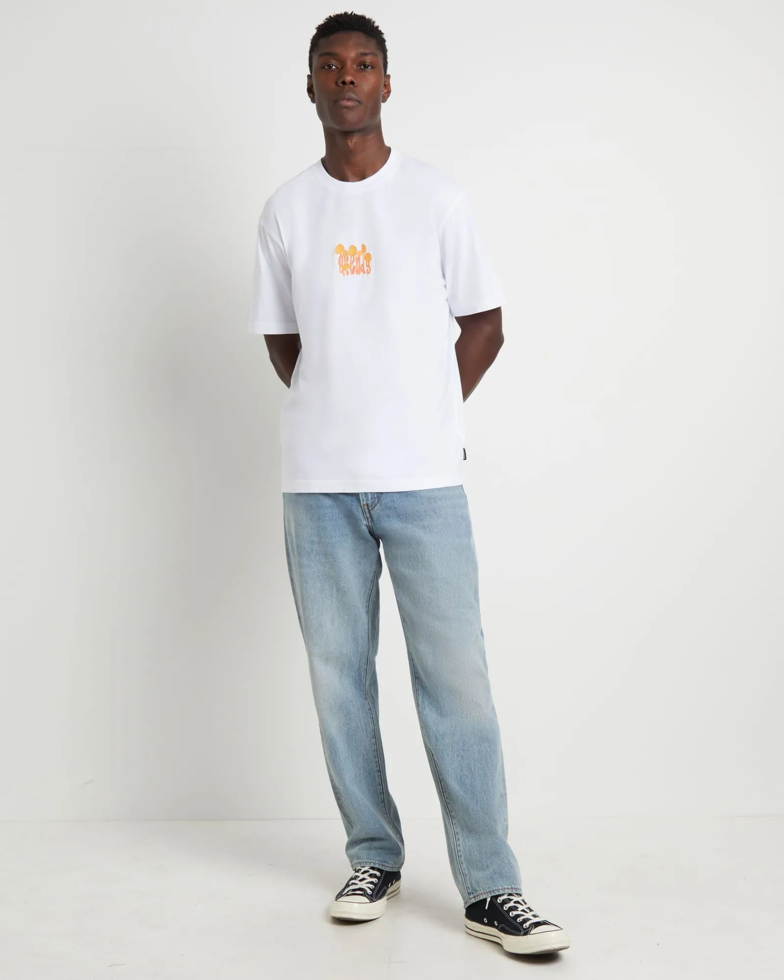 psychedelic_retro_fit_sho_2.webp Hot AFENDS Psychedelic Retro Fit Short Sleeve T-Shirt In White