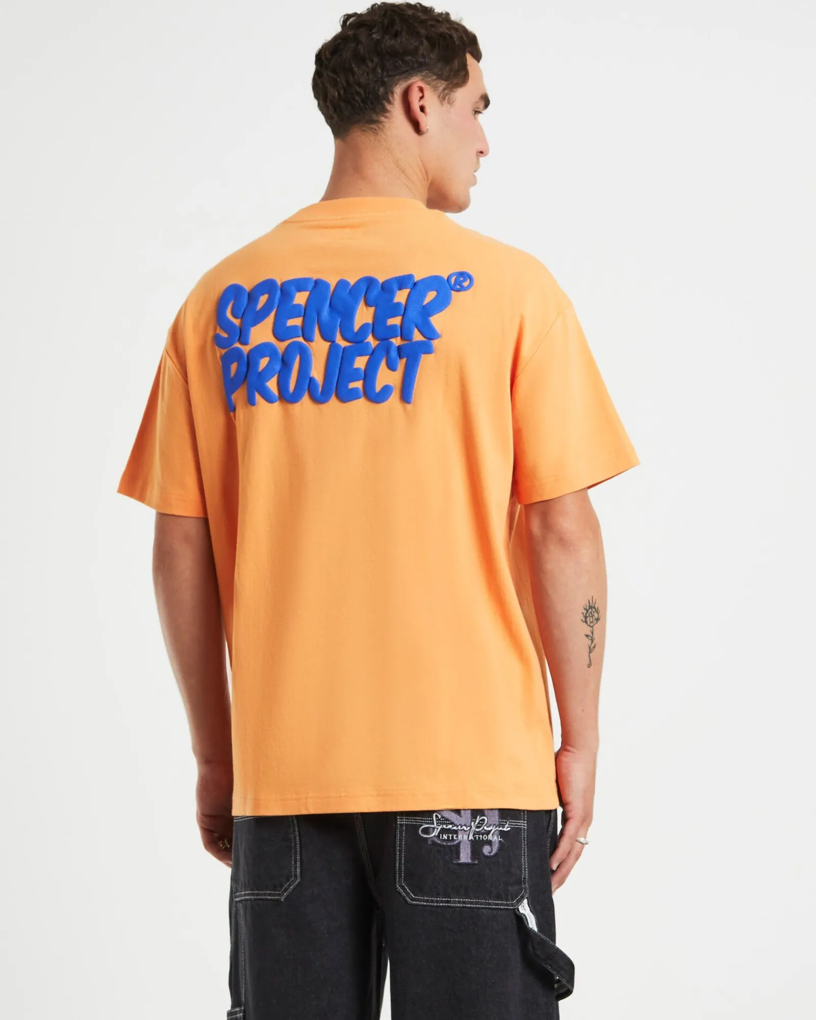 puffy_short_sleeve_tshirt_1-1.webp Best Sale SPENCER PROJECT Puffy Short Sleeve T-Shirt In Orange