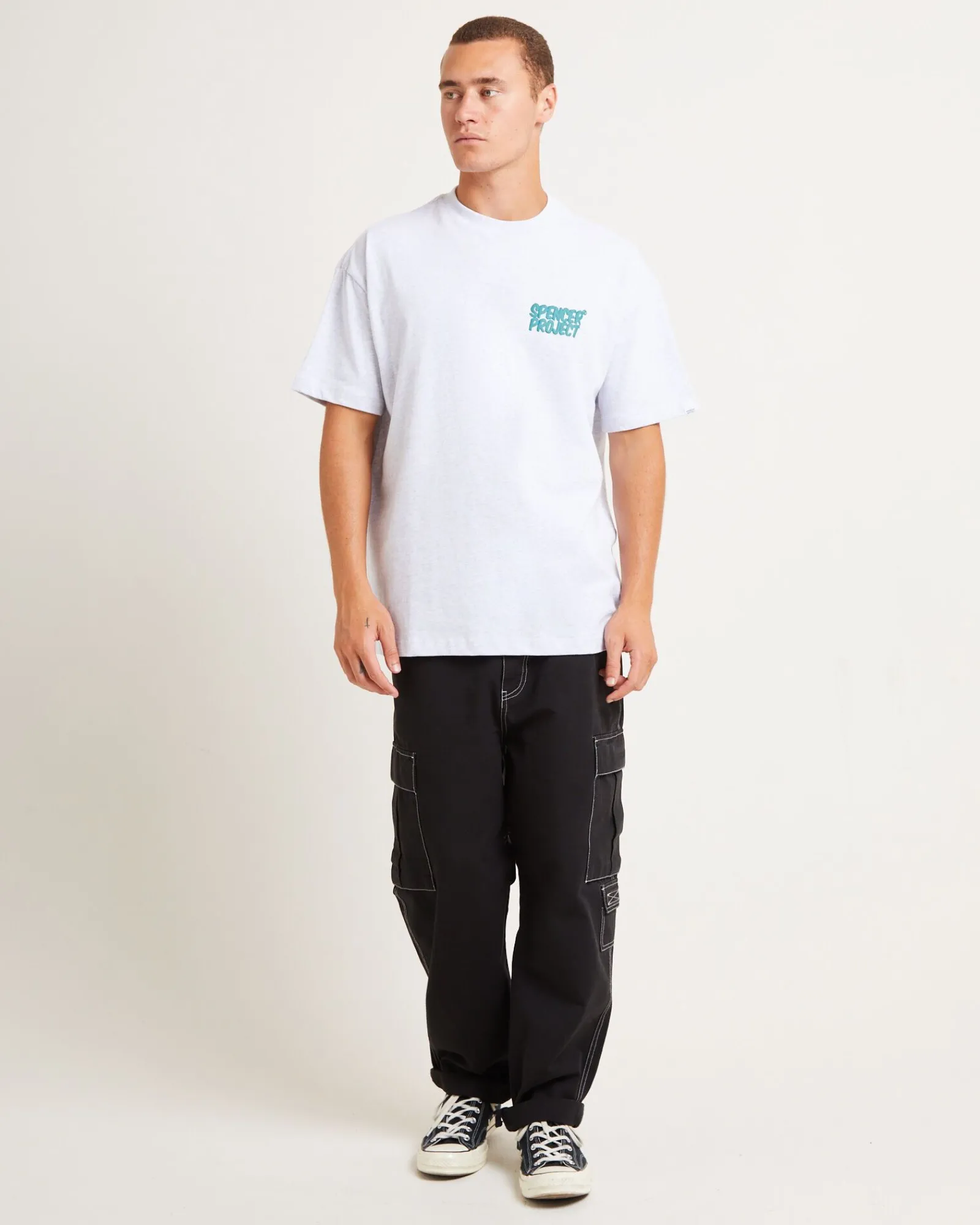 puffy_short_sleeve_tshirt_2-2.webp Store SPENCER PROJECT Puffy Short Sleeve T-Shirt In Frost Marle