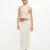 Online LIONESS Pure Midi Skirt In Cream