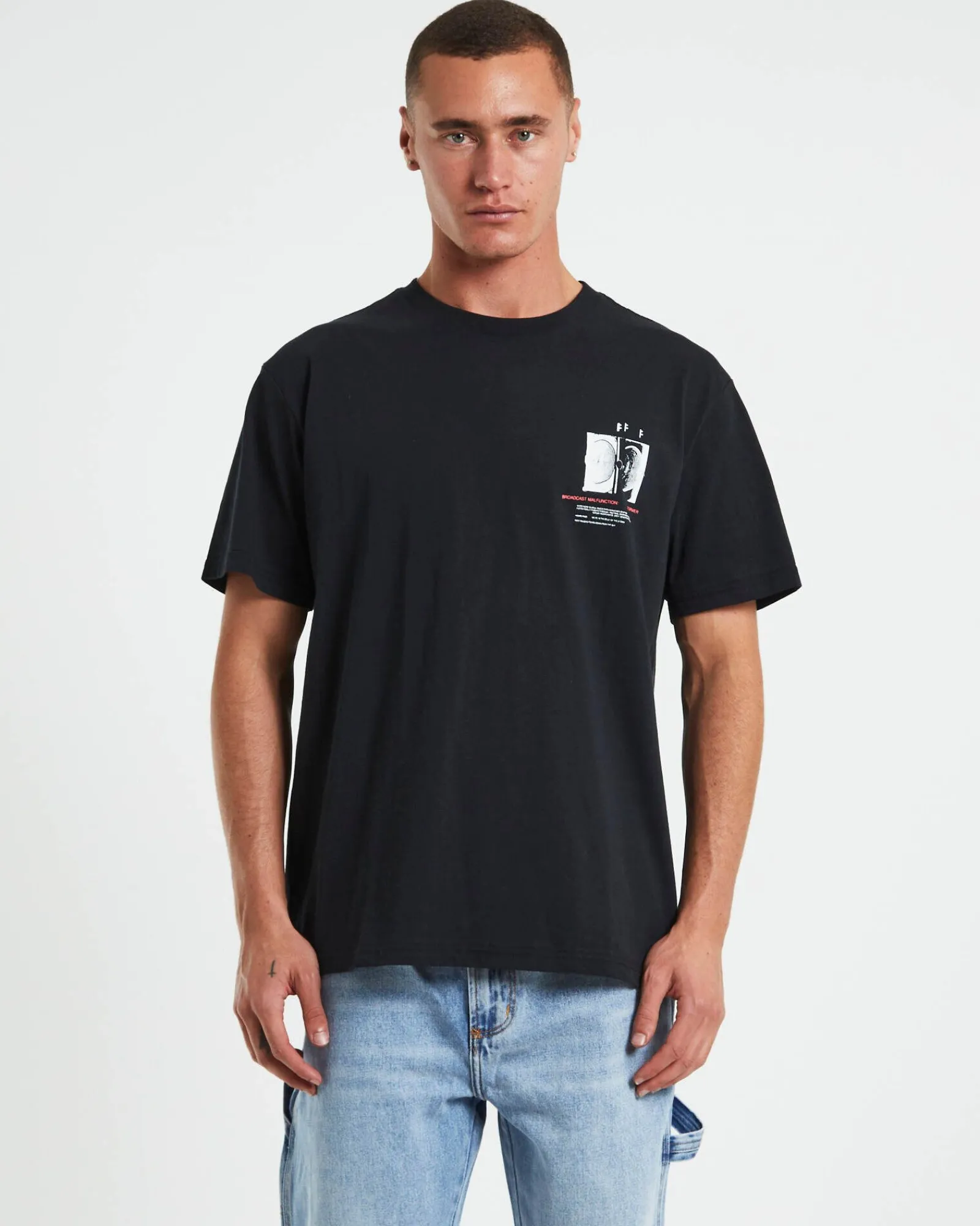 quandary_short_sleeve_tsh_0.webp Best Sale FORMER Quandary Short Sleeve T-Shirt In Black