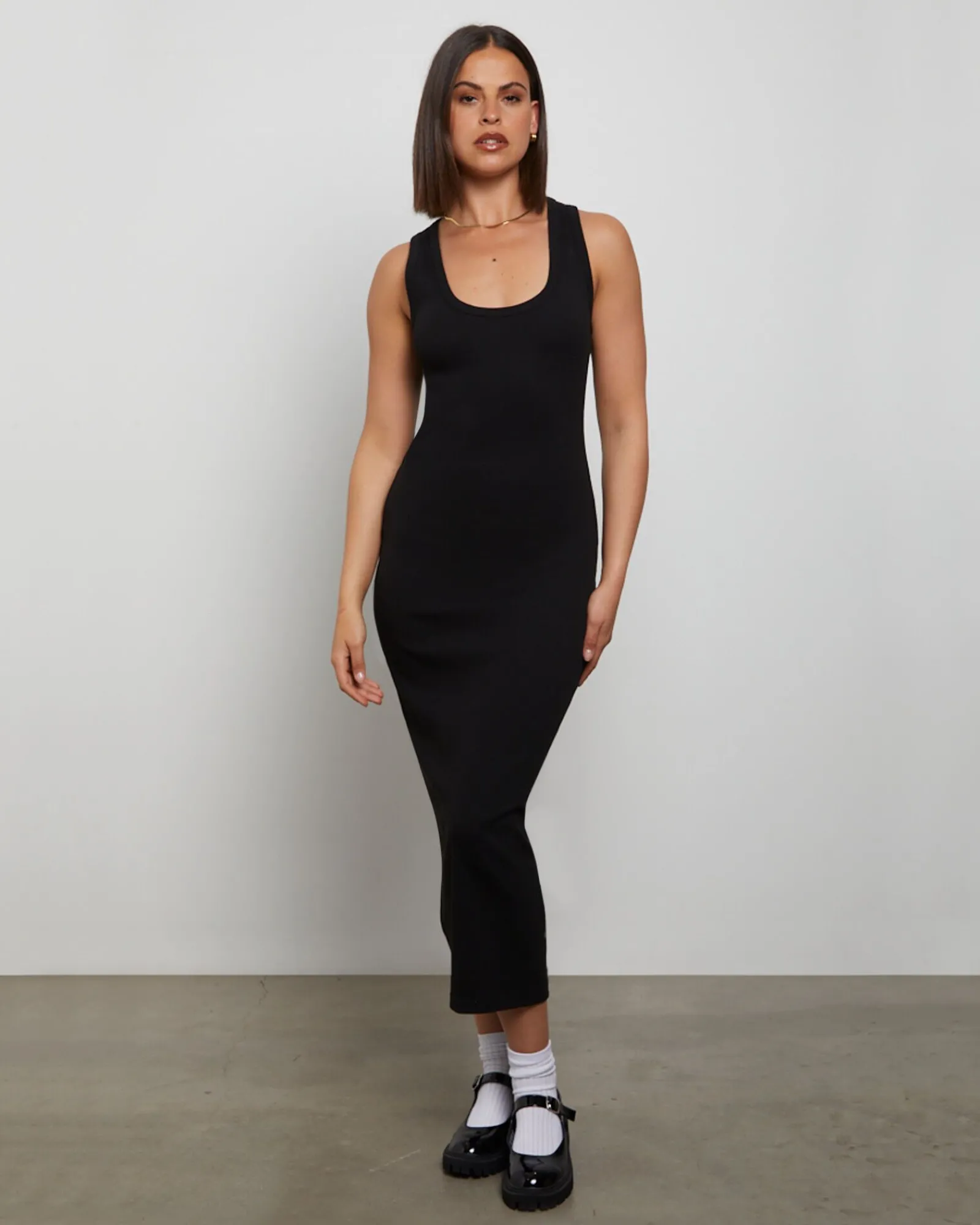 racer_back_midi_dress_in__2.webp Cheap GENERAL PANTS CO. BASICS Racer Back Midi Dress In Black