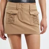 Hot NEON HART Raquel Corset Detail Skirt Beige