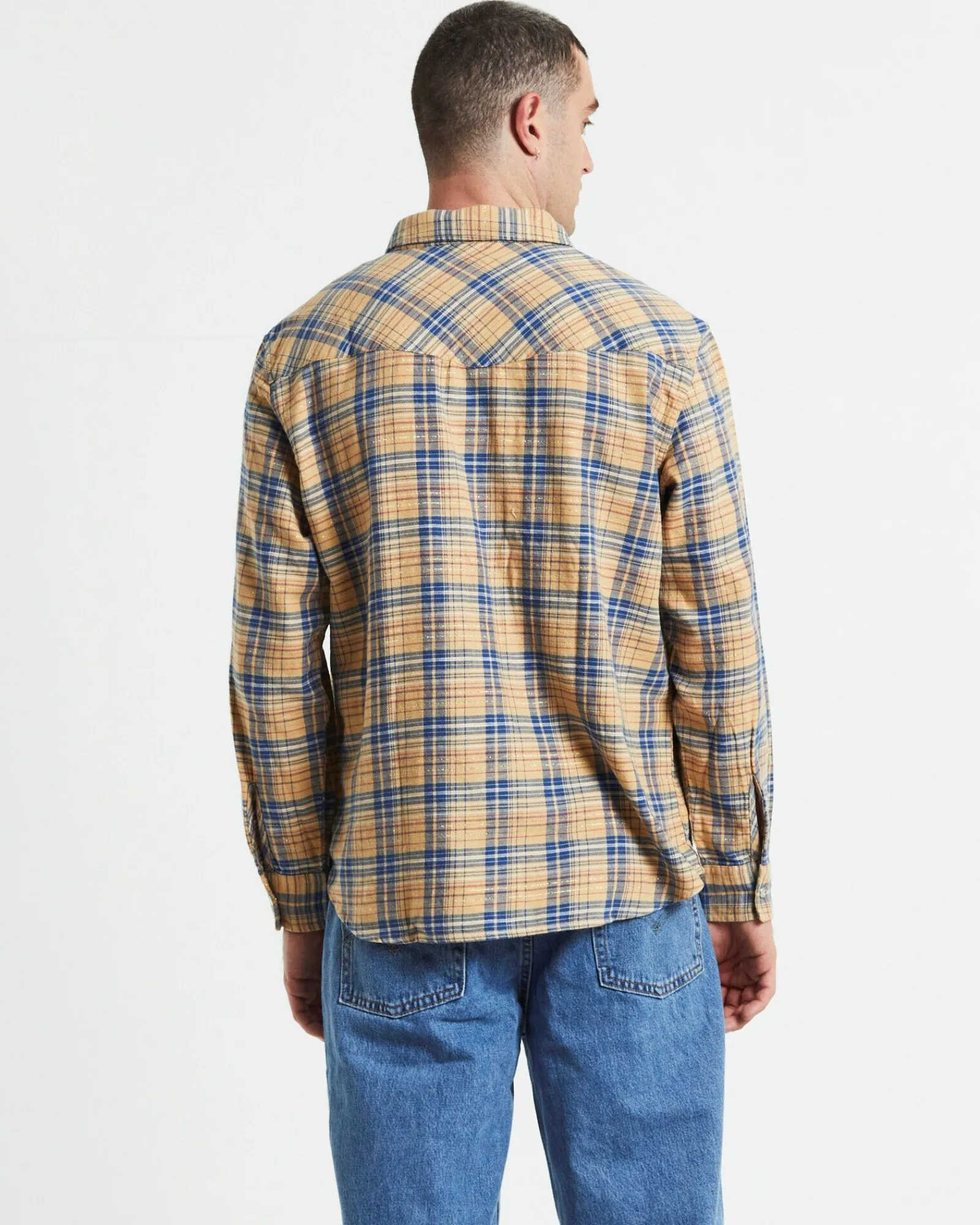 relaxed_fit_western_krish_1.webp Best LEVIS Relaxed Fit Western Krishan Plaid Shirt Lark Multi