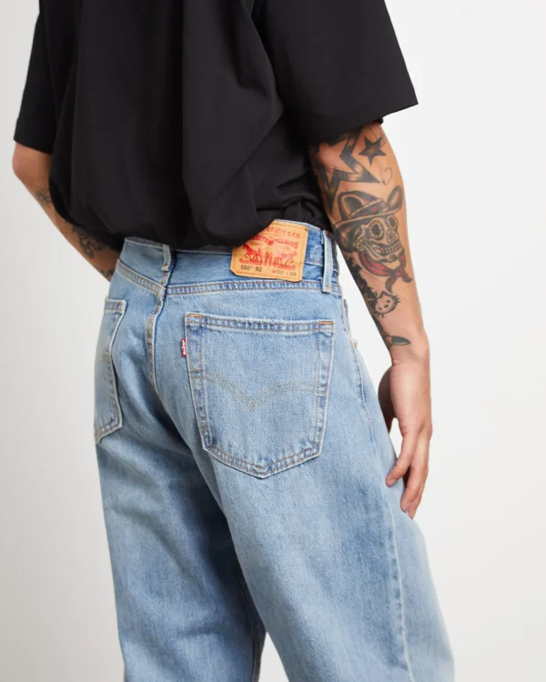 Cheap LEVIS 550 '92 Relaxed Tapered Denim Jeans In Whole New Moods Blue