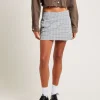 Flash Sale INSIGHT Remi Check Cargo Mini Skirt