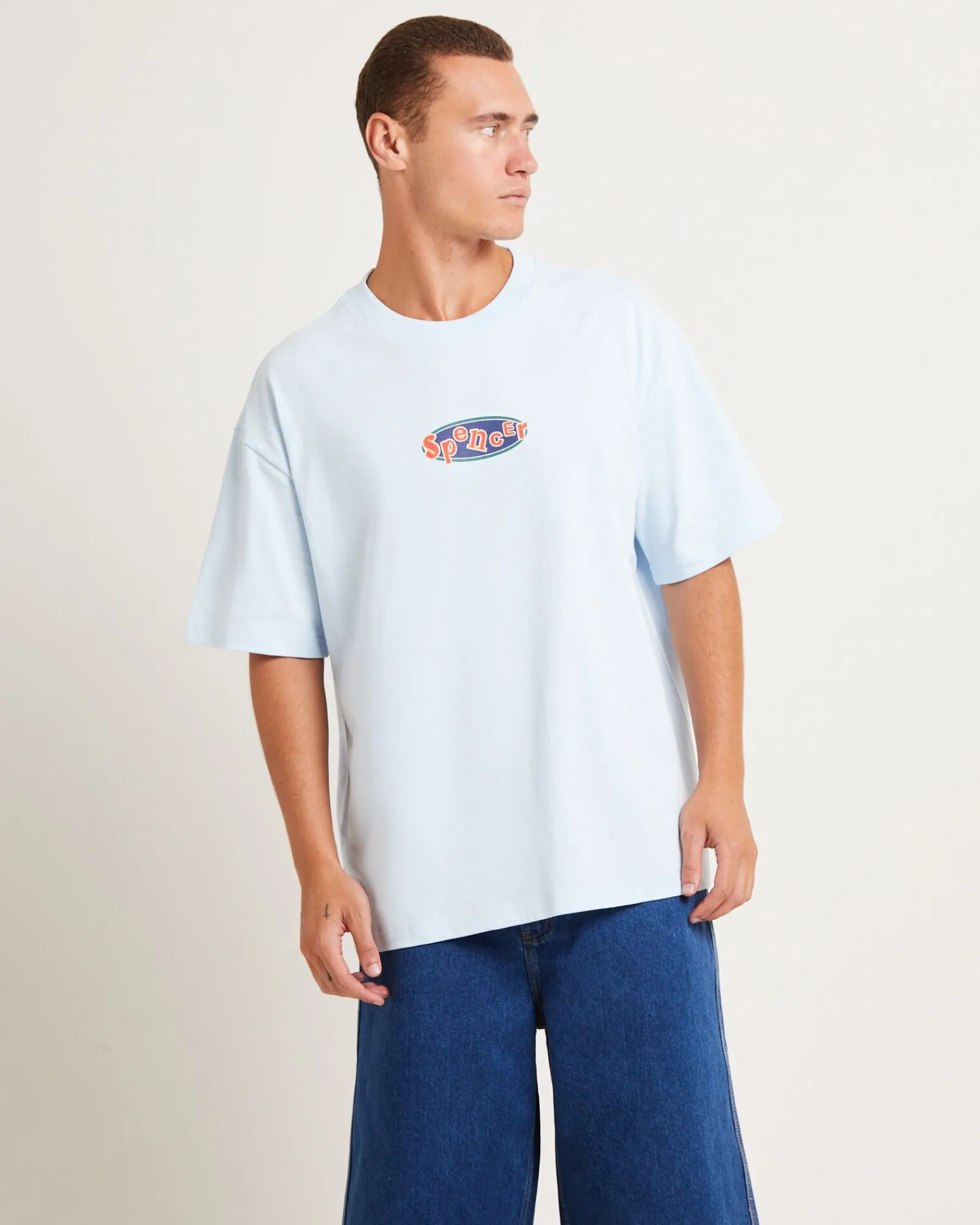 retrieve_short_sleeve_tsh_0.webp Flash Sale SPENCER PROJECT Retrieve Short Sleeve T-Shirt In Sky Blue