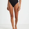 Flash Sale SUBTITLED Rib High Waisted Bottoms In Black