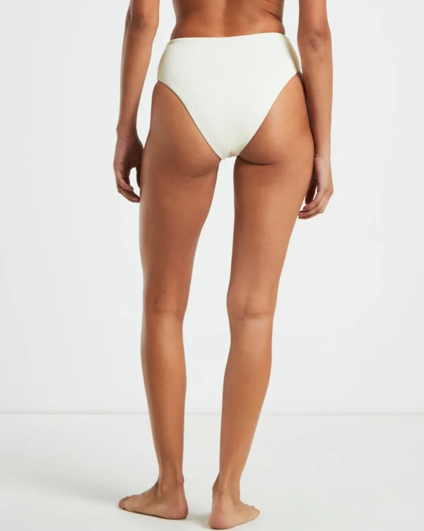 Shop SUBTITLED Rib High Waisted Bottoms In Almond