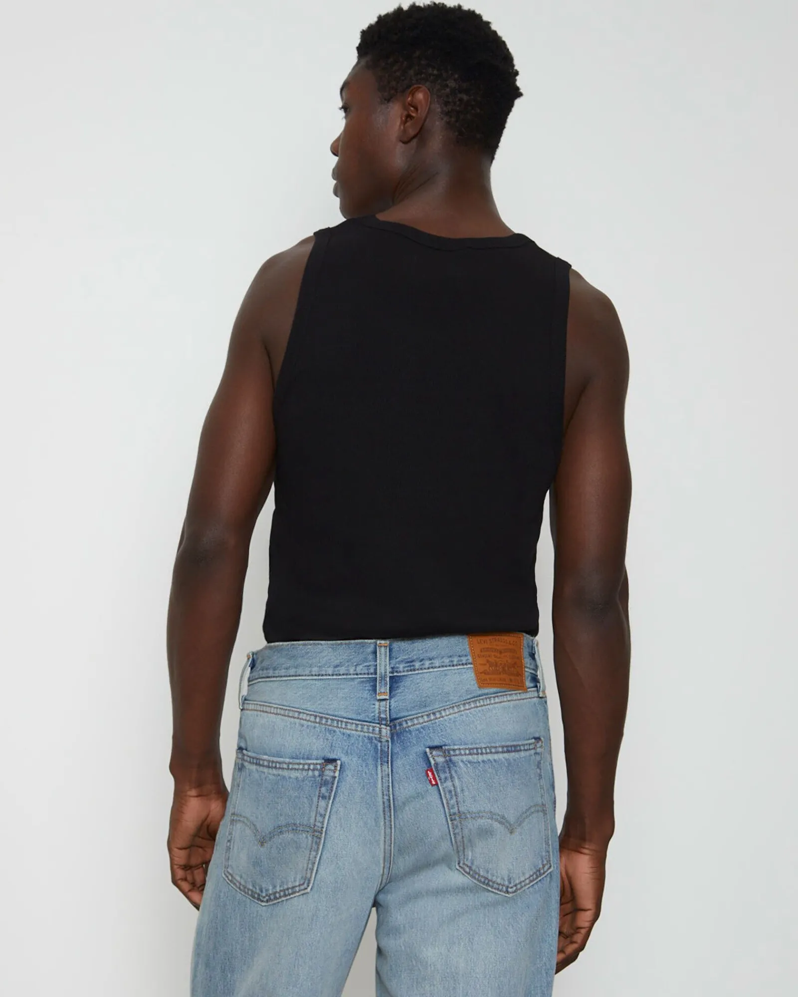 rib_singlet_in_black_1.webp Outlet GENERAL PANTS CO. BASICS Rib Singlet In Black