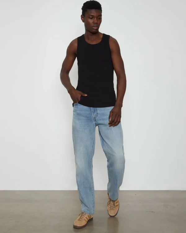 Outlet GENERAL PANTS CO. BASICS Rib Singlet In Black