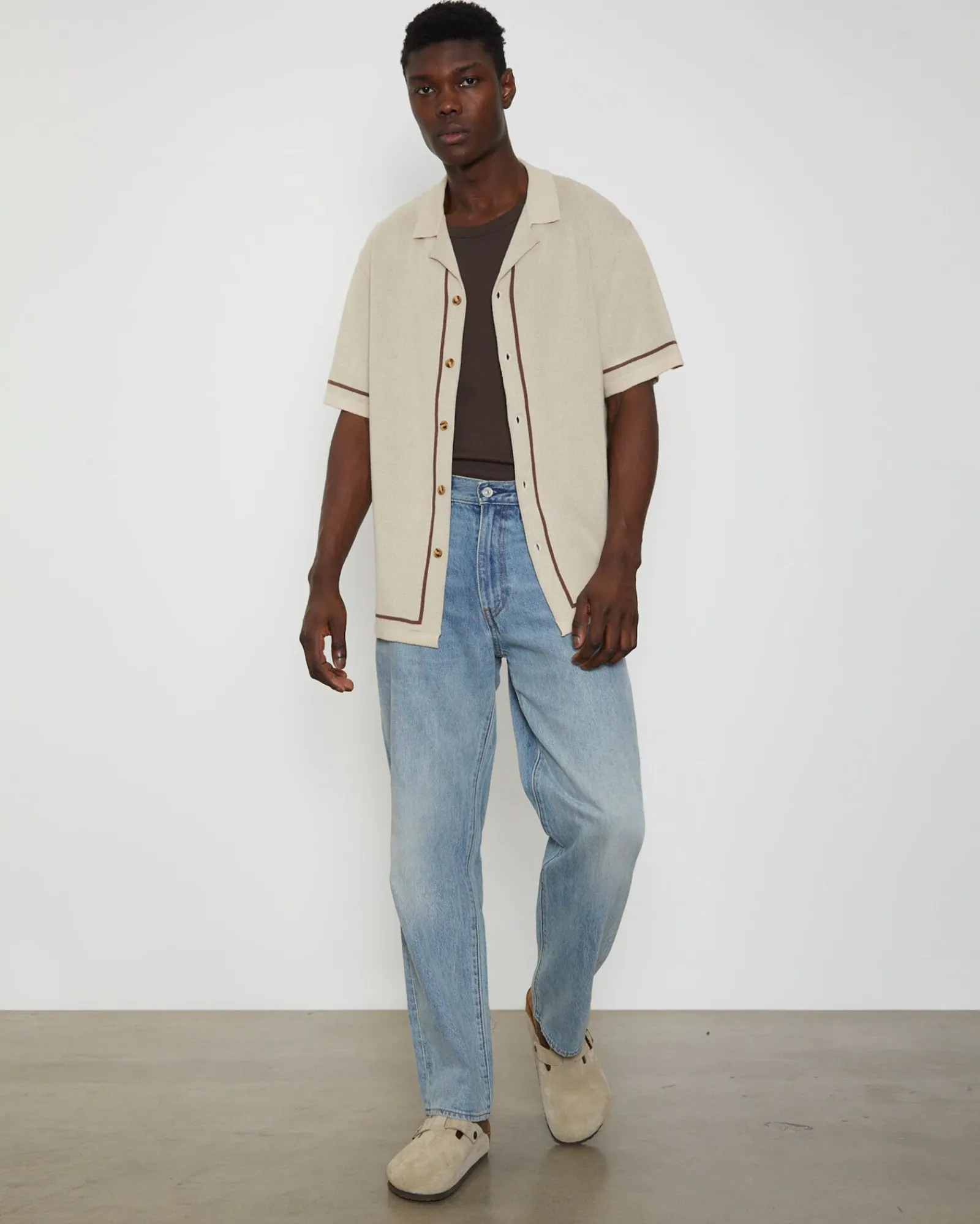 rib_singlet_in_umber_brow_2.webp Store GENERAL PANTS CO. BASICS Rib Singlet In Umber Brown