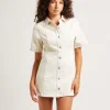 Store INSIGHT Rio Denim Mini Dress Ecru