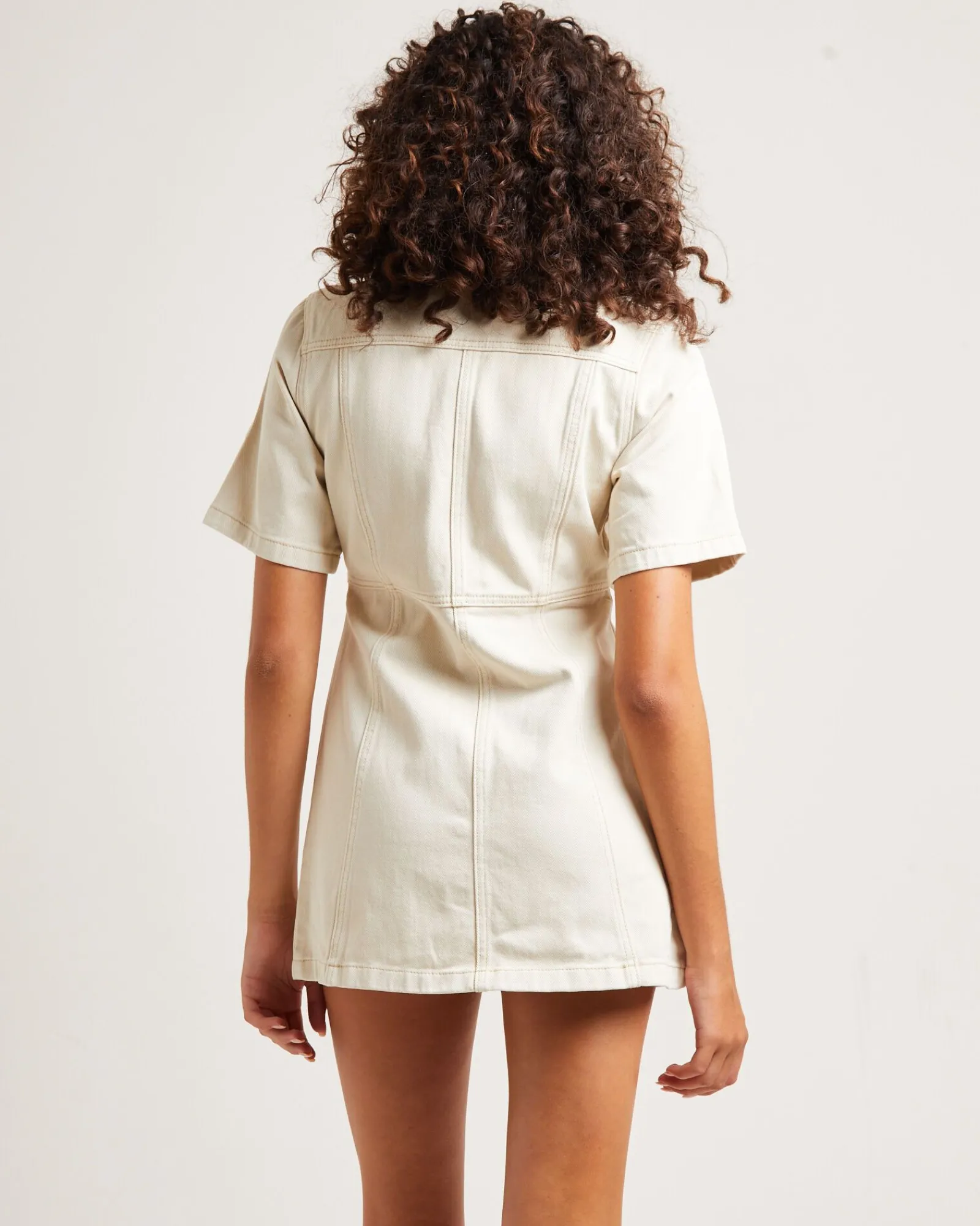 rio_denim_mini_dress_ecru_1.webp Store INSIGHT Rio Denim Mini Dress Ecru