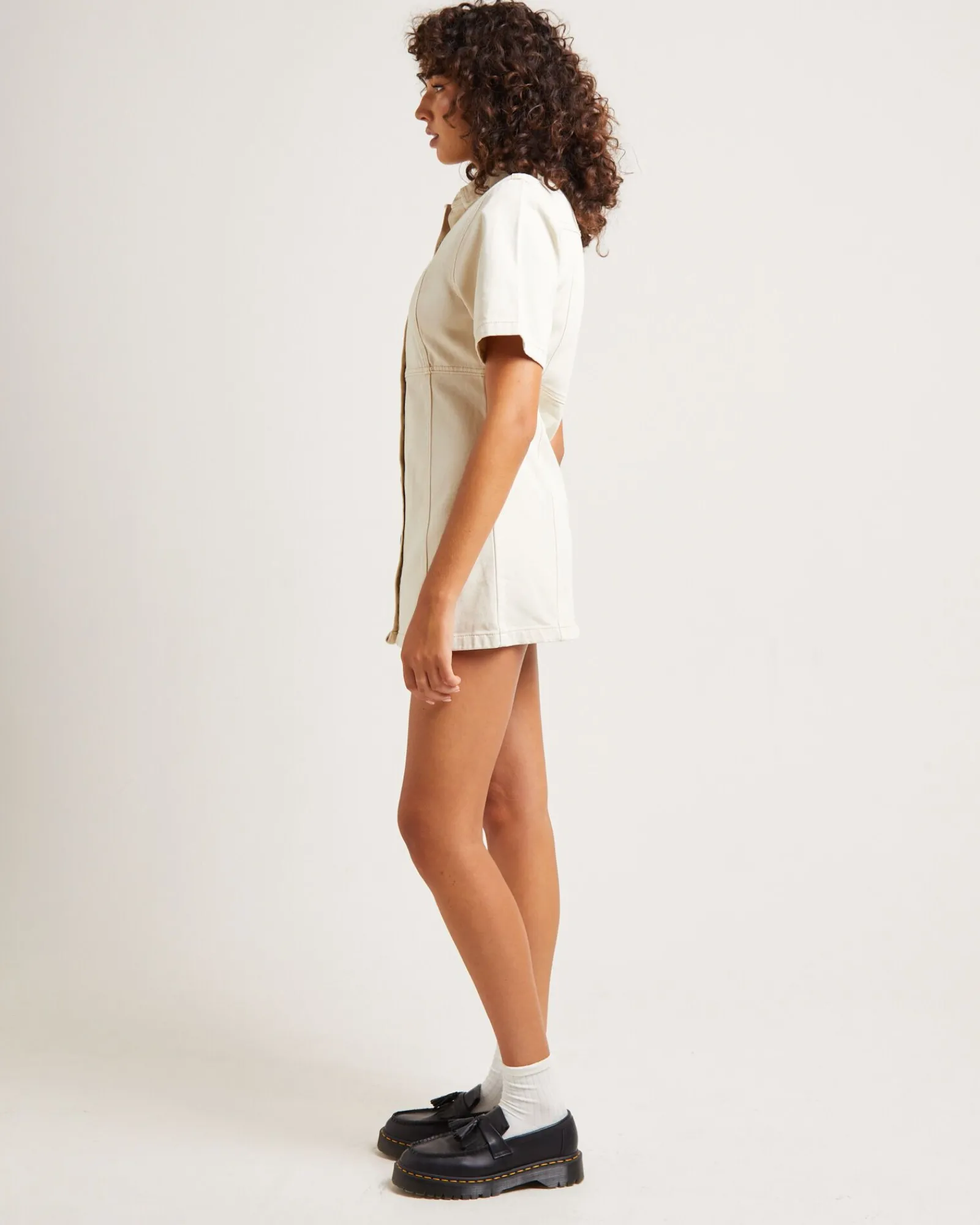 rio_denim_mini_dress_ecru_3.webp Store INSIGHT Rio Denim Mini Dress Ecru
