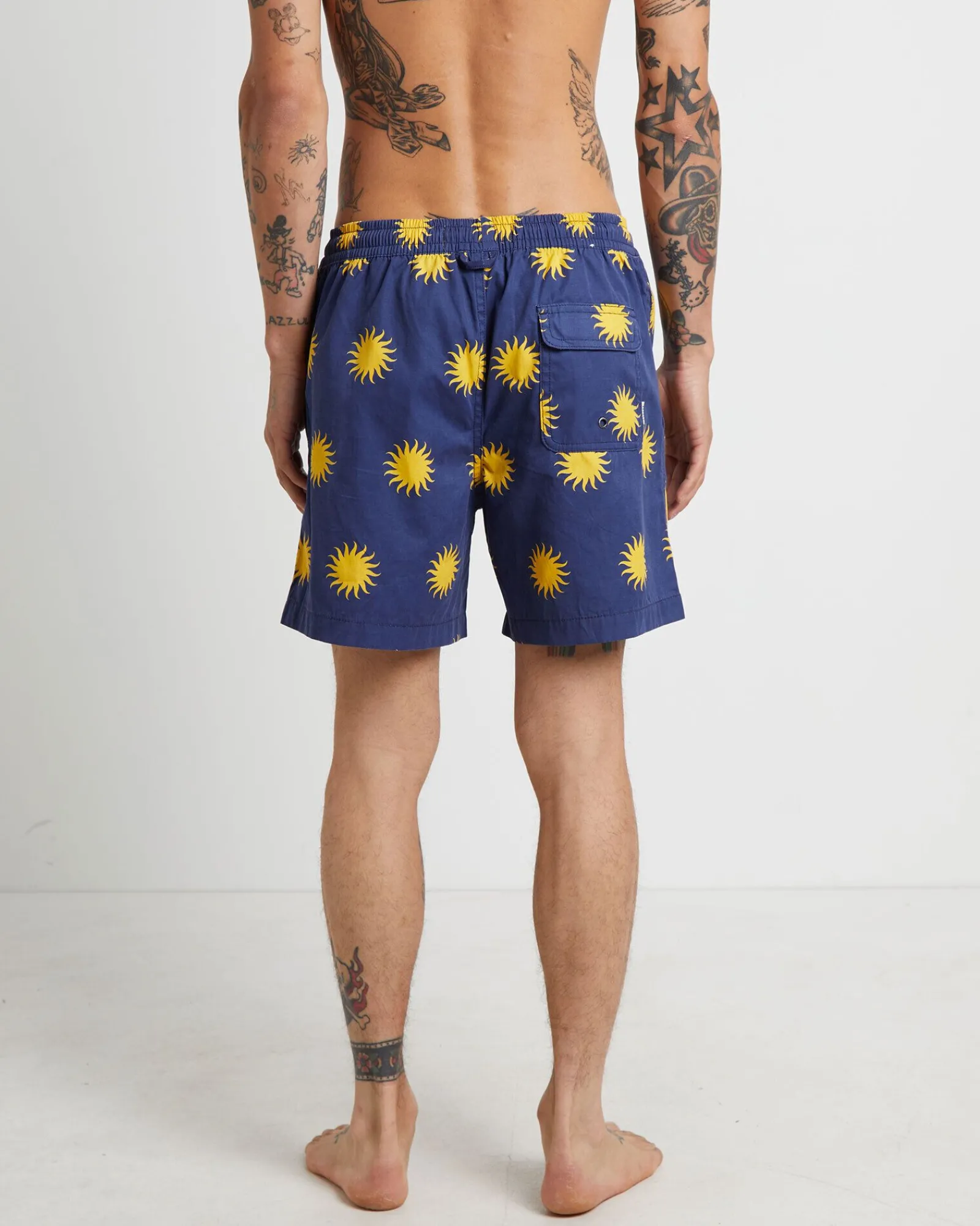 rising__volley_boardshort_0.webp Best Sale ARVUST Rising 16" Volley Boardshorts In Navy